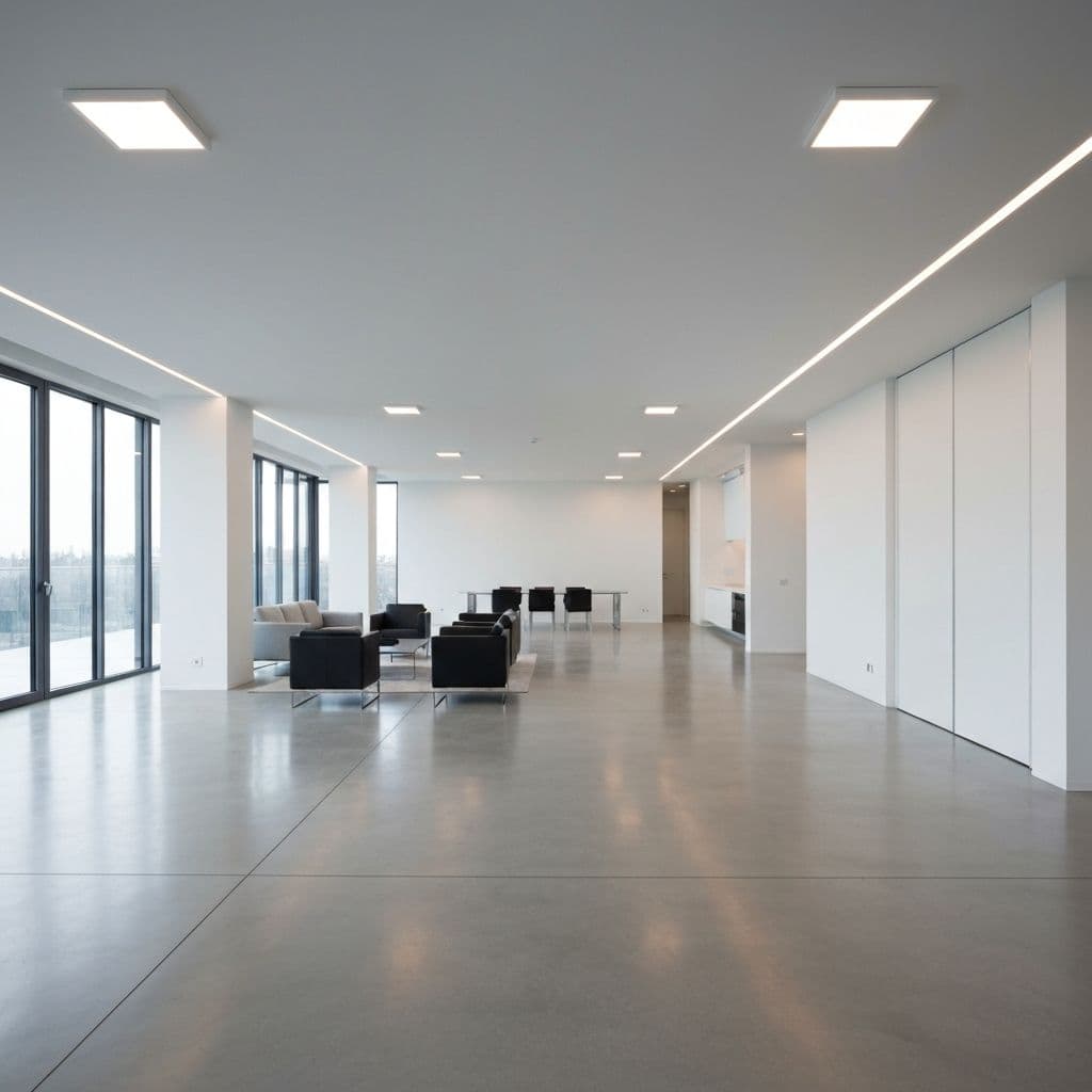 Casa moderna di lusso, bella ma fredda e sterile, priva di calore umano